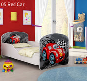 Dječji krevet ACMA s motivom 140x70 cm 05 Red Car