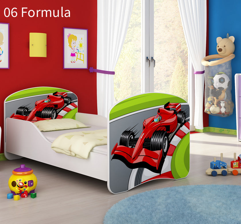 Dječji krevet ACMA s motivom 180x80 cm 06 Formula 1