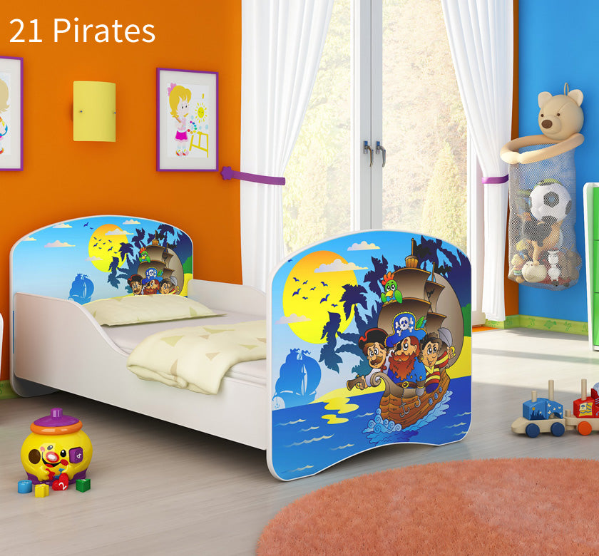 Dječji krevet ACMA s motivom 180x80 cm 21 Pirates