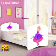 Dječji krevet ACMA s motivom 140x70 cm 41 Balerina