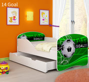 Dječji krevet ACMA s motivom + ladica 180x80 cm 14 Goal