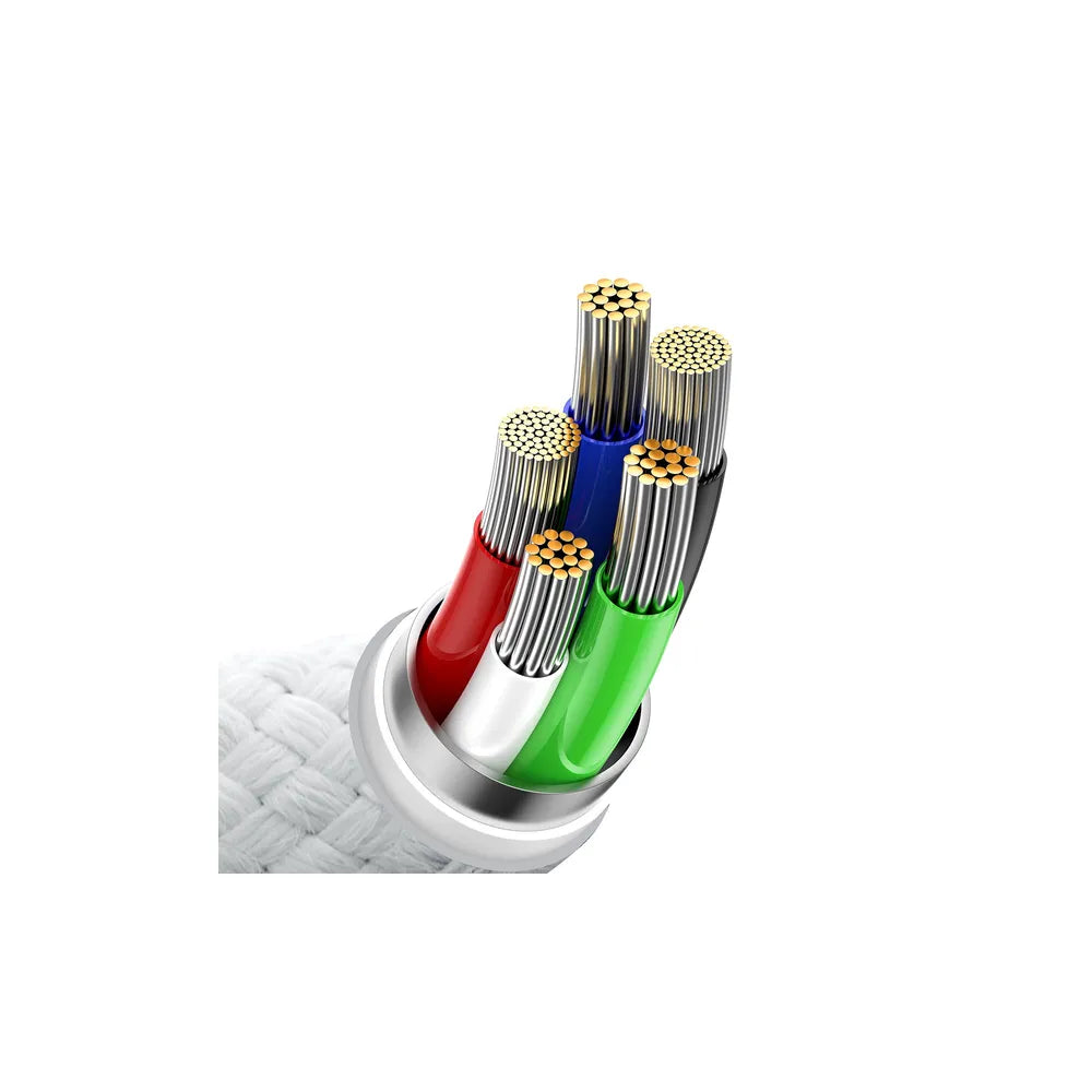 BASEUS kabel Type C za Apple Lightning 8-pin Power Delivery 20W Glimmer Series CADH000102 2m bijeli