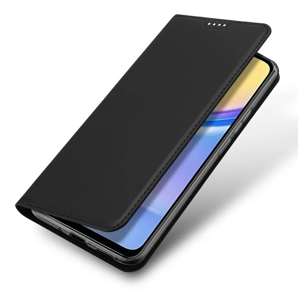 DUX DUCIS Skin Pro – glatka kožna preklopna maska za Samsung Galaxy A16 5G crna