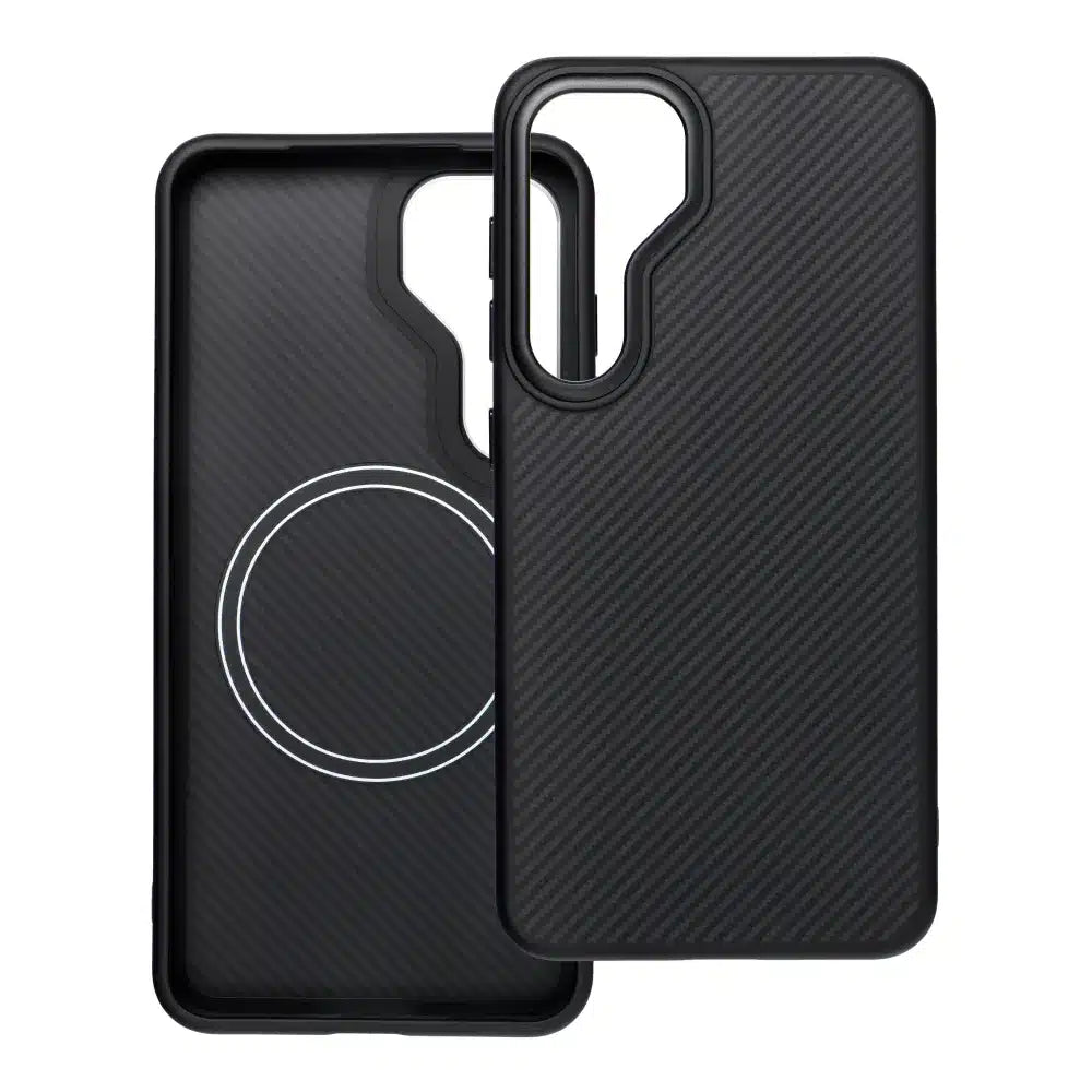 Carbon Elite Mag Cover maska kompatibilna s MagSafeom za Samsung Galaxy S25 Plus crna