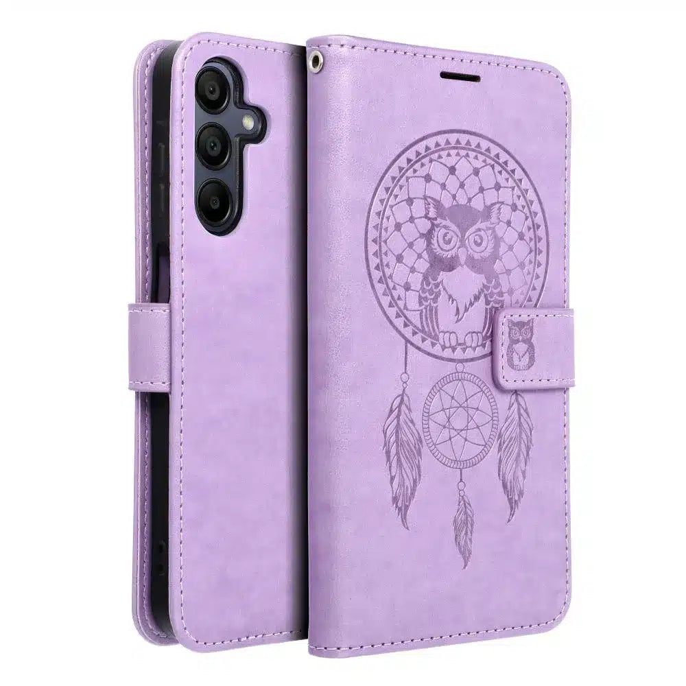 MEZZO Book case preklopna torbica za Samsung Galaxy A15 4G / A15 5G dream catcher purple