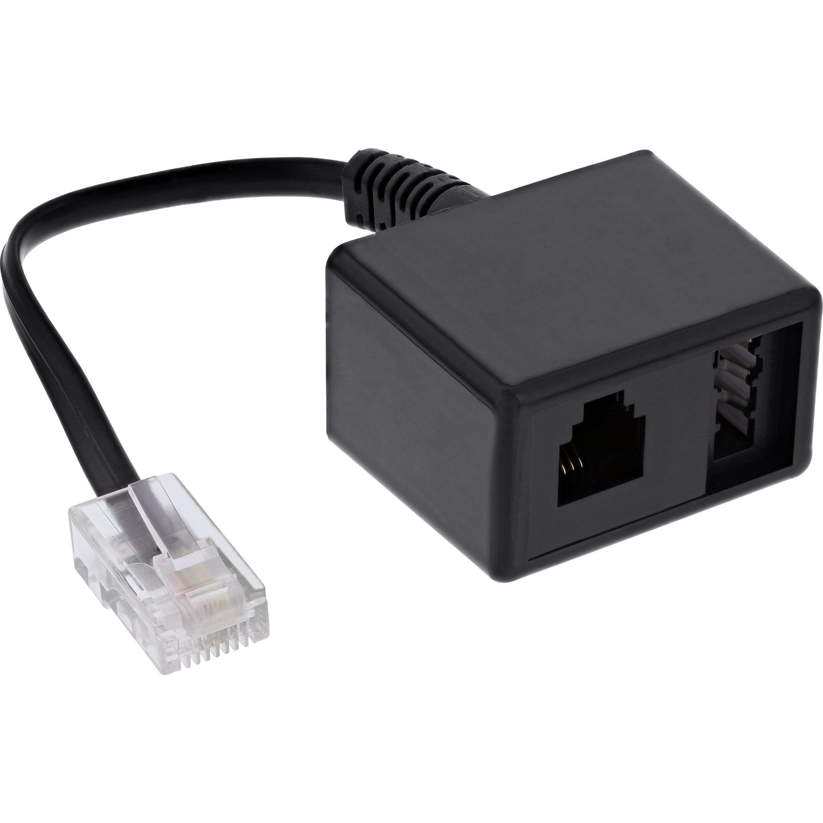 InLine 69943 telefonski kabel 0,15 m Crno
