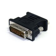 StarTech.com DVIVGAMFB10P adapter za promjenu tipa priključka kabela DVI-I VGA Crno