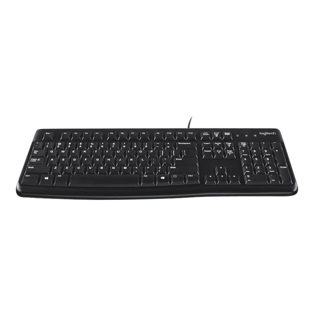 Logitech K120 Corded Keyboard tipkovnica USB QWERTY Engleski Crno