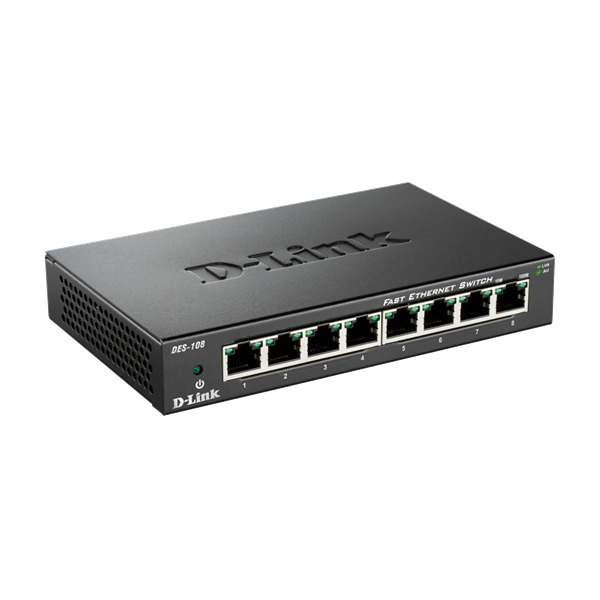 D-Link DES-108 Crno