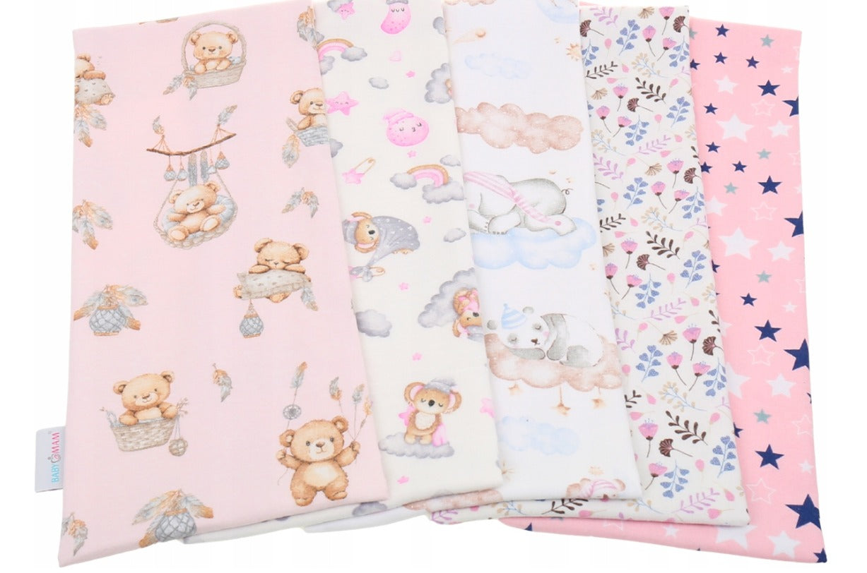 BABYMAM tetra pelena FLANEL PREMIUM 5kom