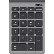 Trust Xalas numerička tipkovnica Laptop/PC RF bežični Srebro