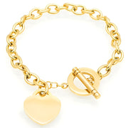 Narukvica Elegant Heart - Zlatna KP28712