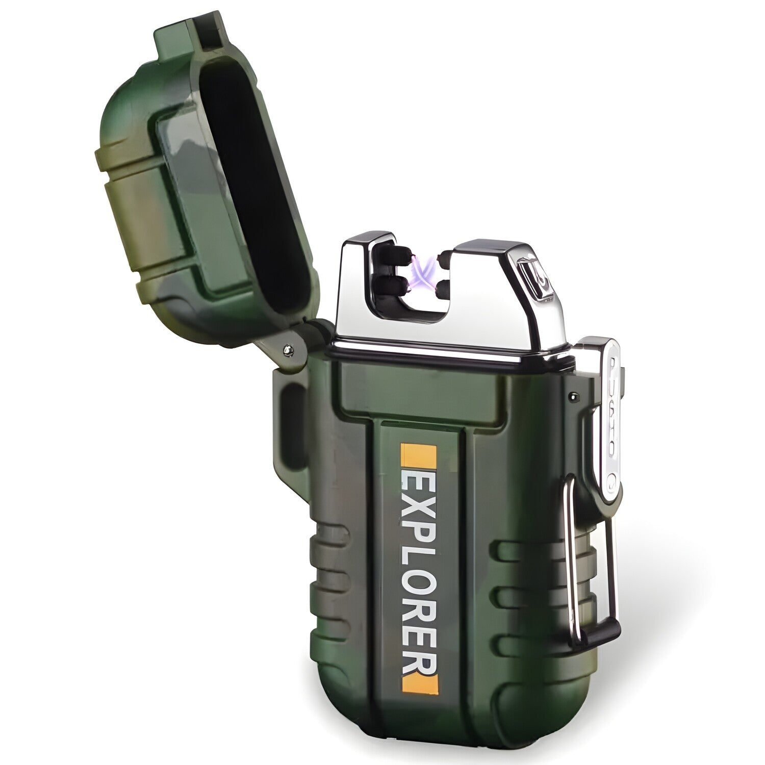 Električni upaljač s USB punjenjem AR-25714 - Zelena KP25714