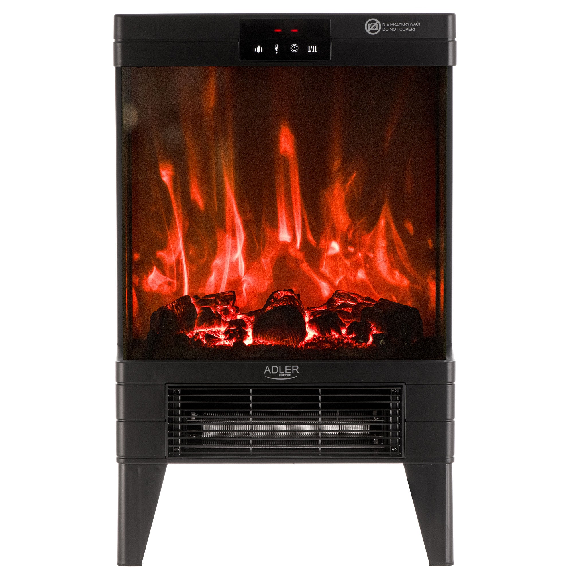 Električni kamin s daljinskim upravljačem, Adler AD 7755