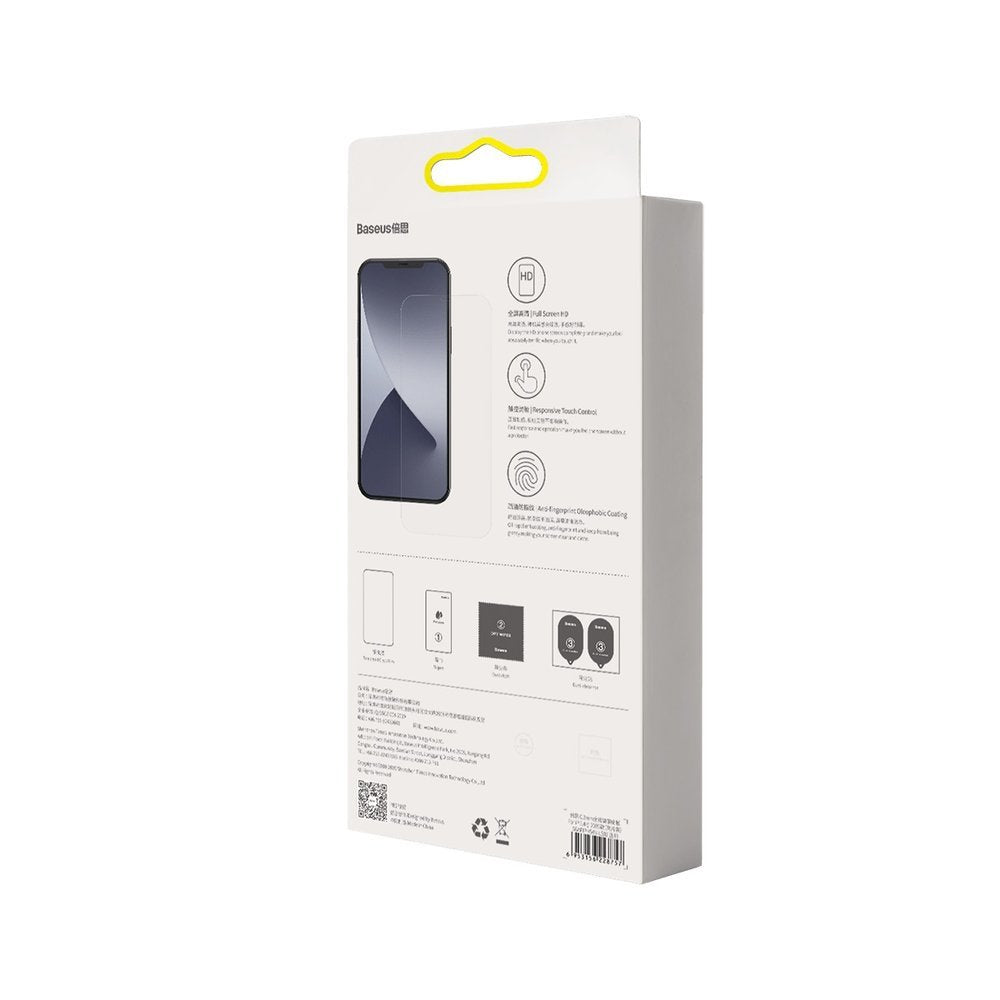 Baseus 2x 0,3 mm kaljeno staklo iPhone 12 Pro Max Prozirno