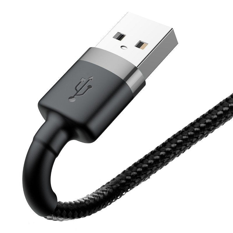 Baseus Cafule USB Lightning kabel 2.4A 50 cm (sivo+crno)