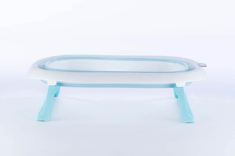Sklopiva kadica s podlogom i termometrom blue