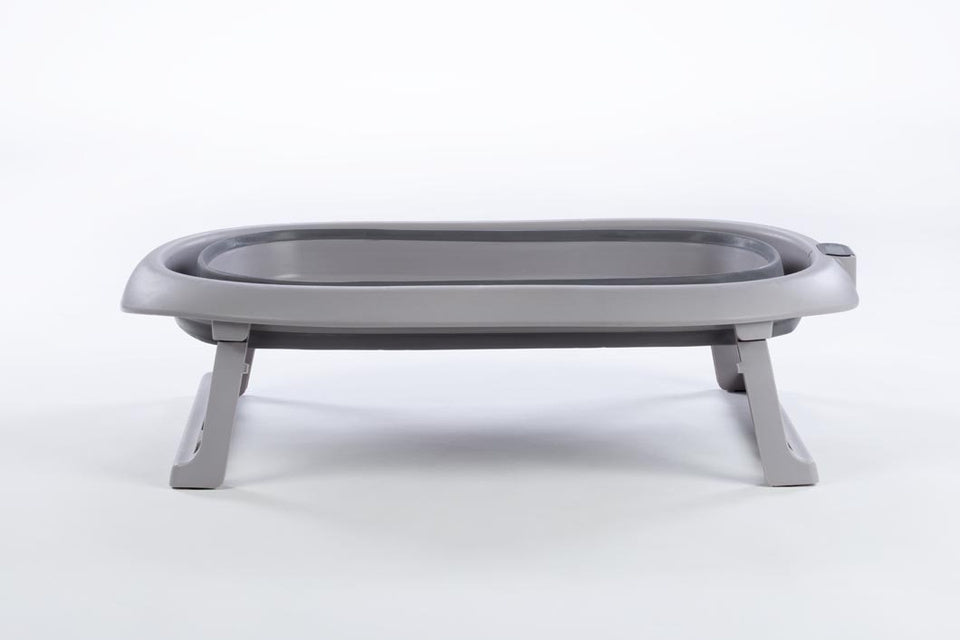 Sklopiva kadica s podlogom i termometrom dark grey