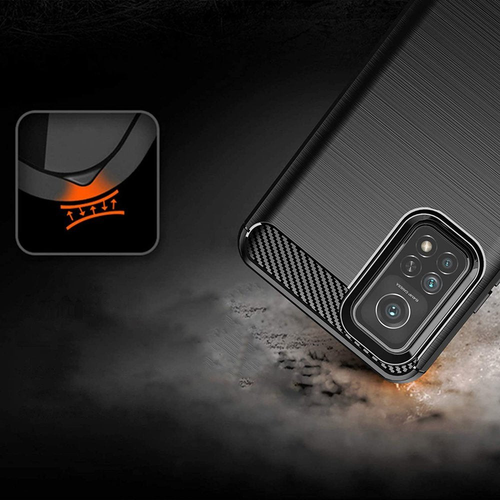 Carbon case fleksibilna maskica za Xiaomi Mi 10T Pro / Mi 10T