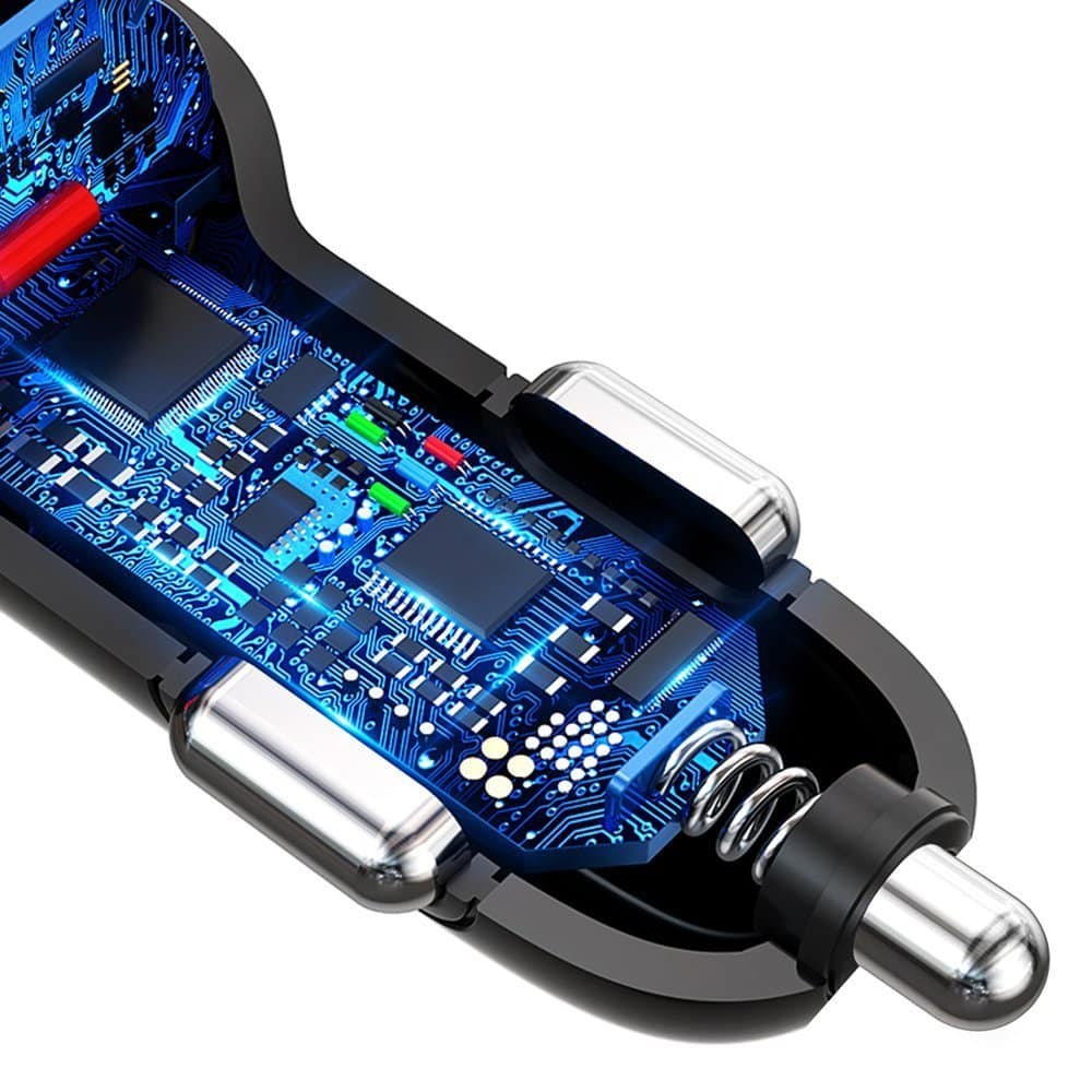 Dudao auto punjač Quick Charge 3.0 18W 3x USB