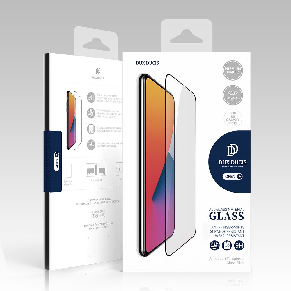 Dux Ducis 10D Kaljeno staklo 9H za cijeli zaslon s okvirom za Samsung Galaxy A02s
