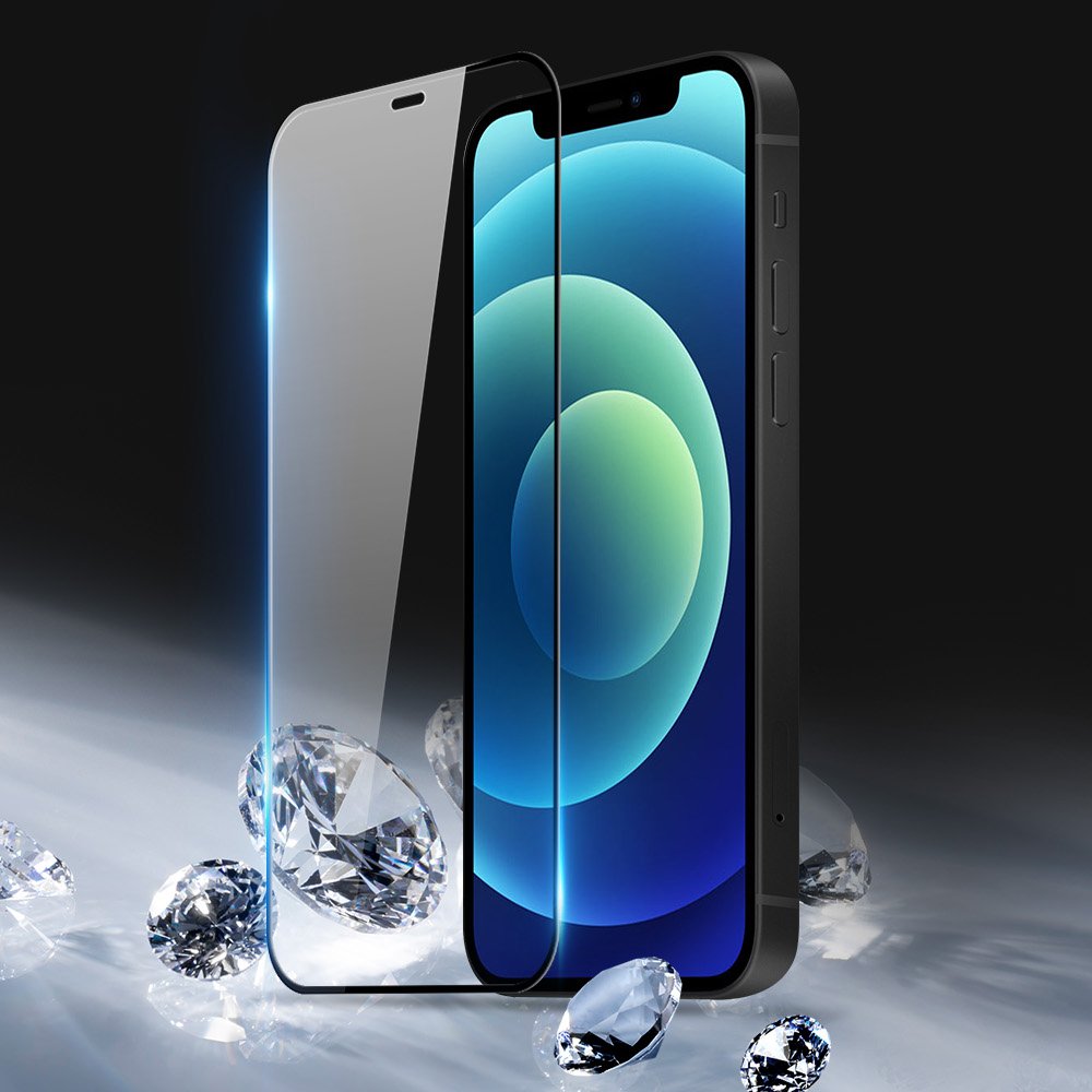 Dux Ducis 10D Kaljeno staklo, izdržljivo kaljeno staklo 9H za cijeli zaslon s okvirom za iPhone 12 mini