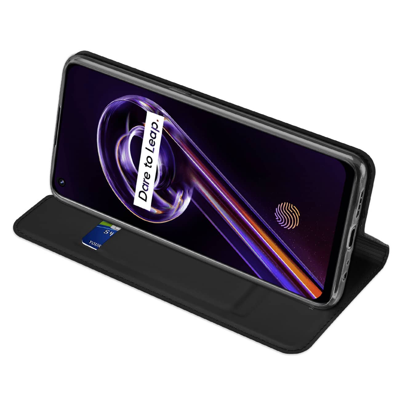 DUX DUCIS SKIN PRO PREKLOPNA FUTROLA ZA REALME 9 PRO PLUS/9 4G CRNA