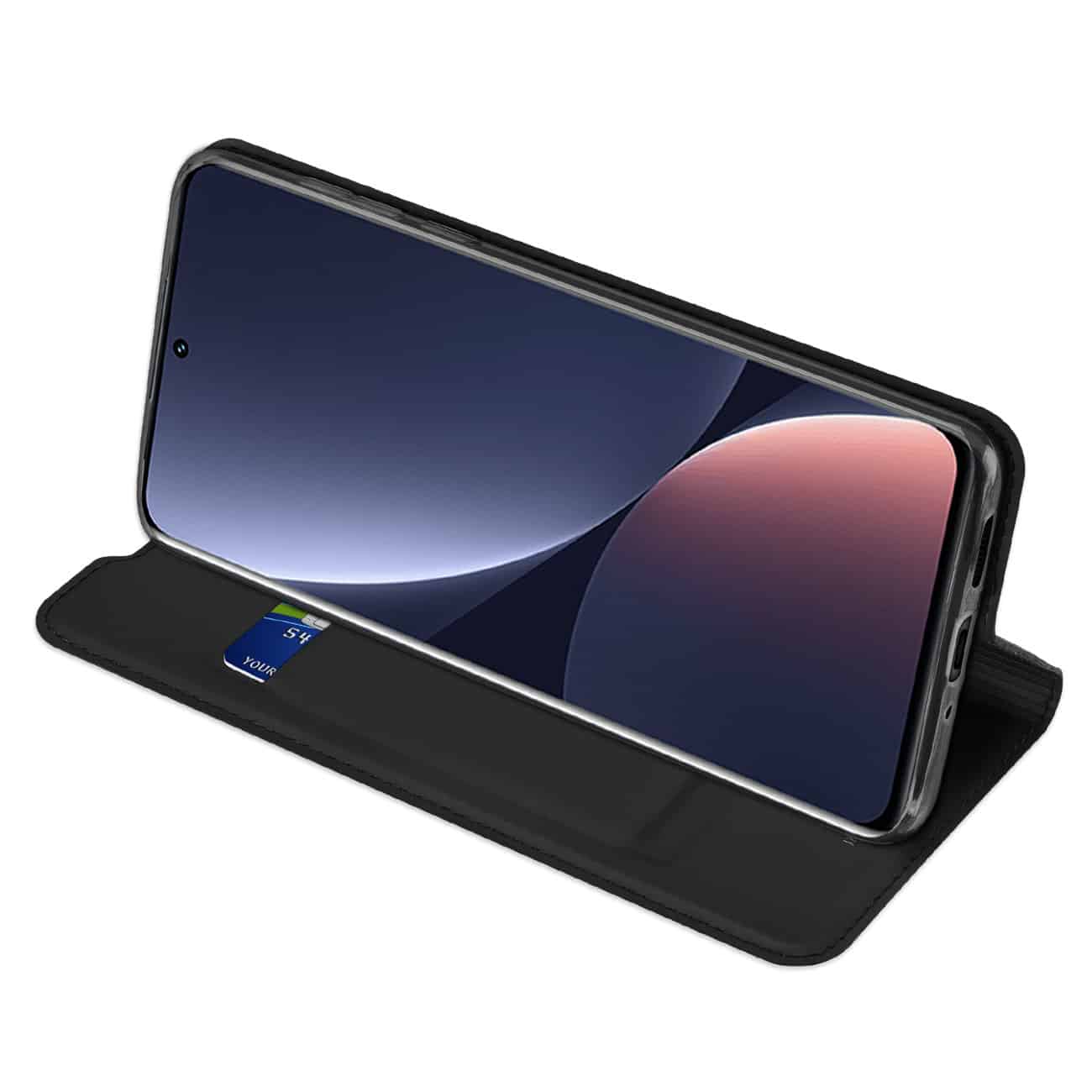 DUX DUCIS SKIN PRO PREKLOPNA FUTROLA ZA XIAOMI 12 PRO CRNA