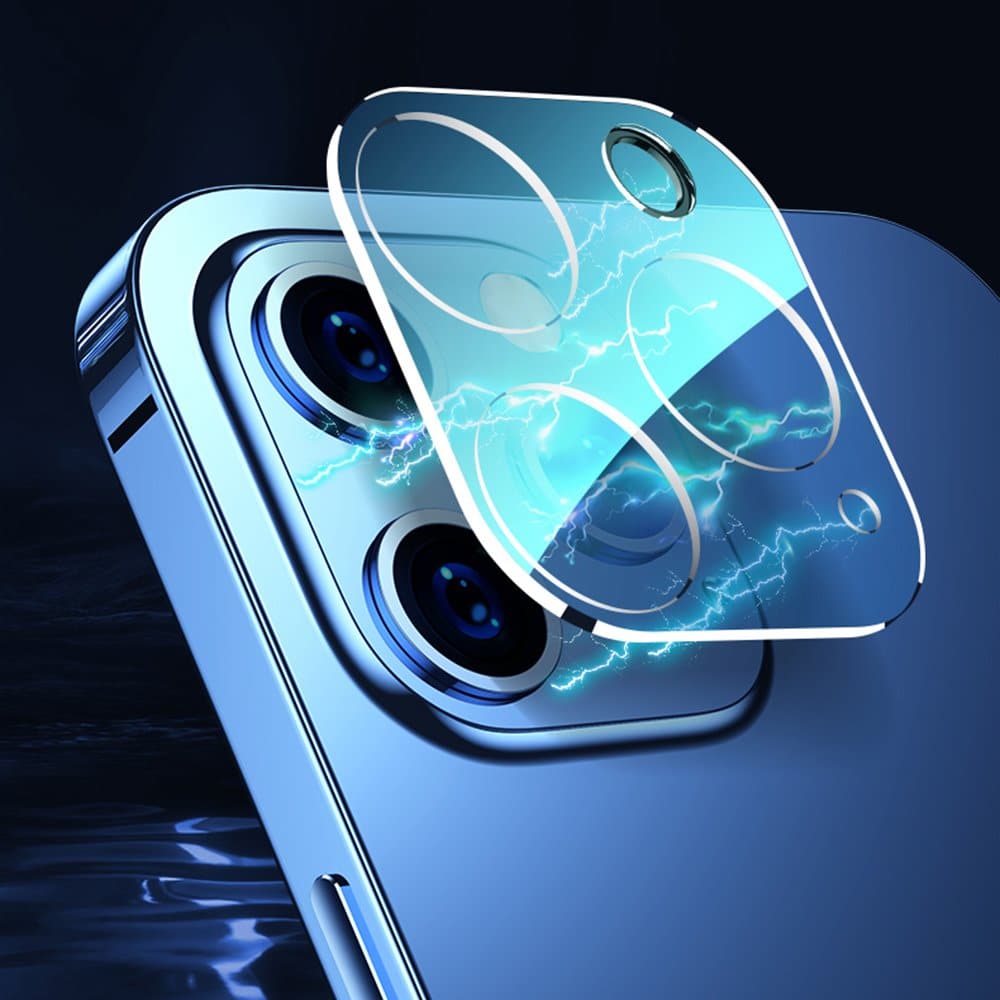 Joyroom Mirror Series puna zaštitna leća za kameru od kaljenog stakla za iPhone 12 Pro Max prozirno