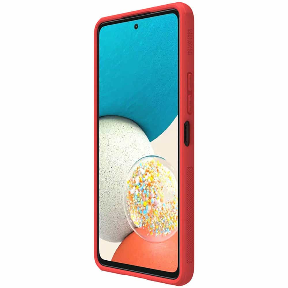 Nillkin Super Frosted Shield Pro izdržljiva maska za Samsung Galaxy A53 5G crvena