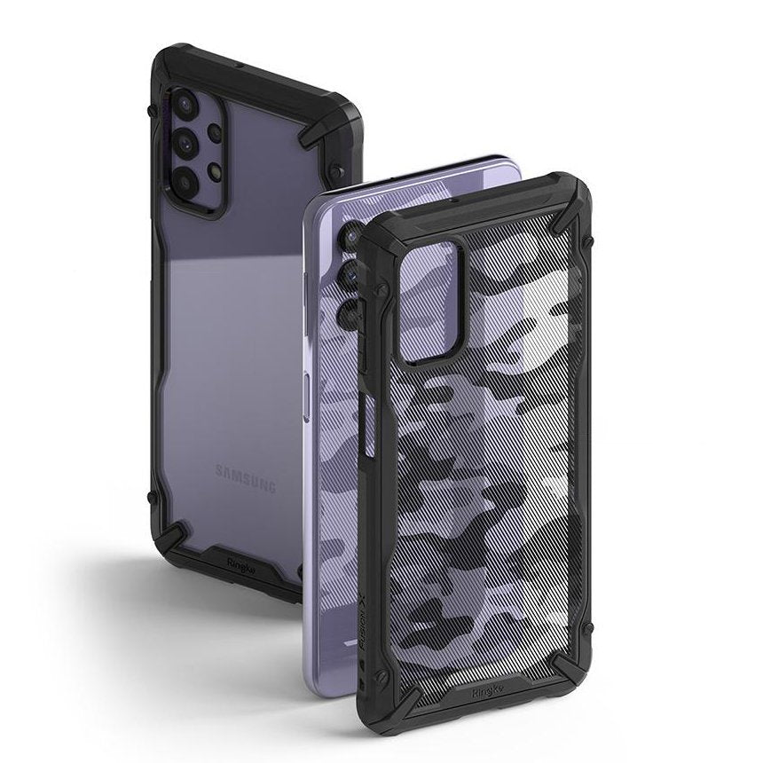 Ringke Fusion X Design izdržljivo kućište s TPU odbojnikom za Samsung Galaxy A32 5G Camo