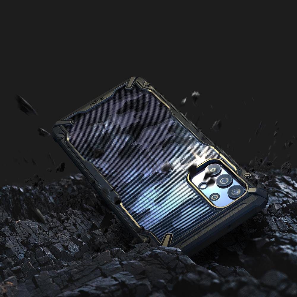 Ringke Fusion X Design izdržljivo kućište s TPU odbojnikom za Samsung Galaxy A32 5G Camo