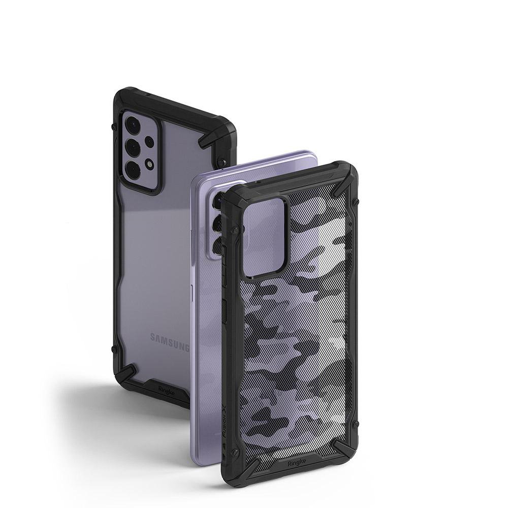 Ringke Fusion X Design izdržljivo kućište s TPU odbojnikom za Samsung Galaxy A72 4G/5G Camo