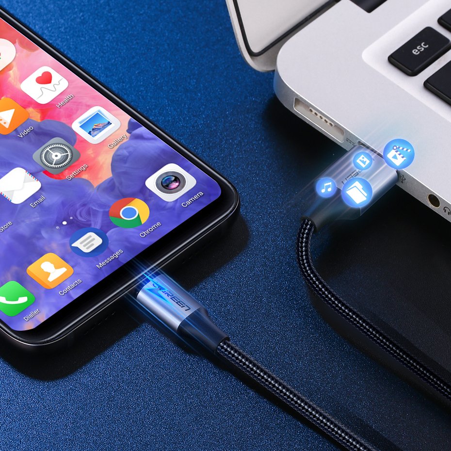UGREEN USB Type C kabel Quick Charge 3.0 3A 1 m