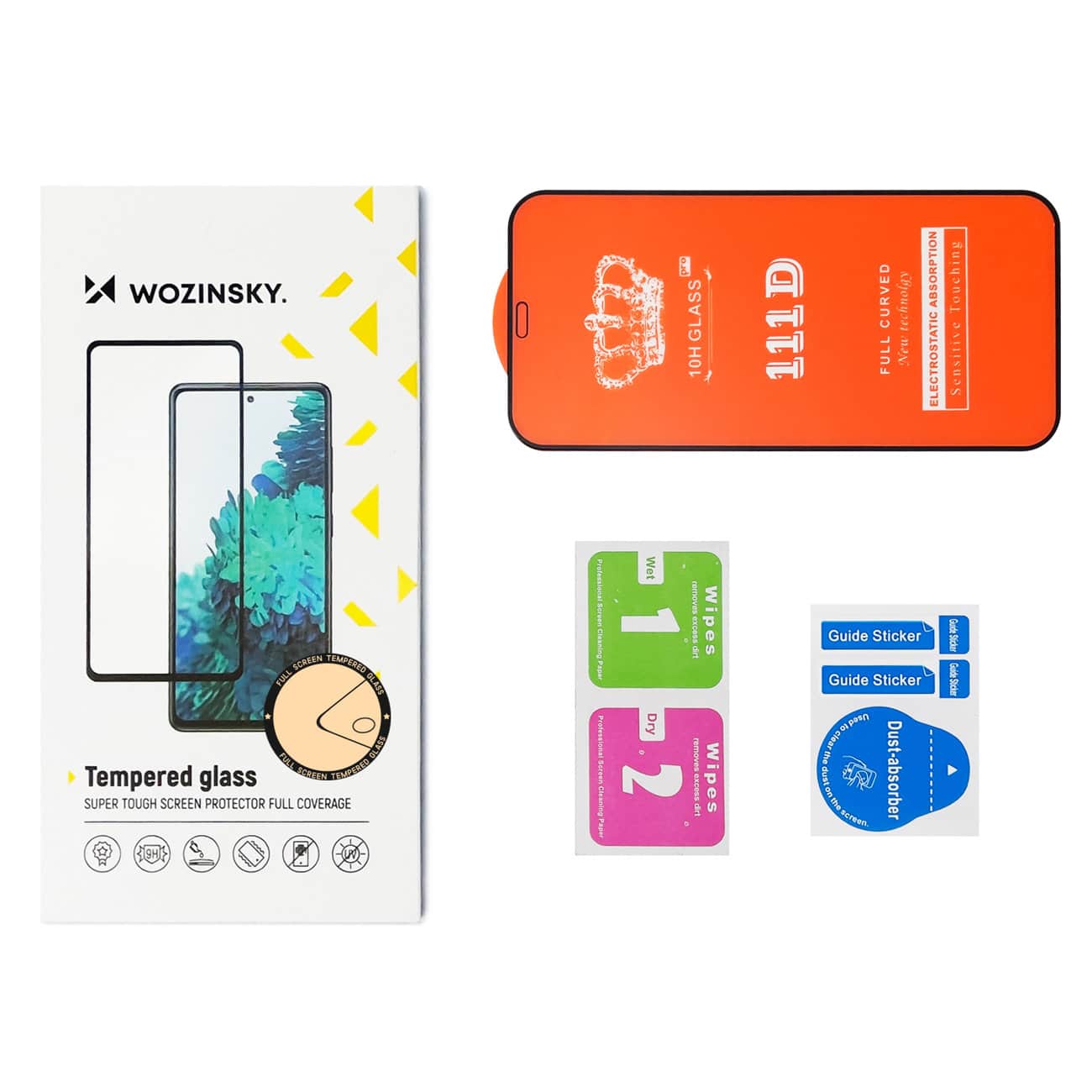Wozinsky Super Tough Full Glue kaljeno staklo preko cijelog zaslona s okvirom za Samsung Galaxy A13 4G