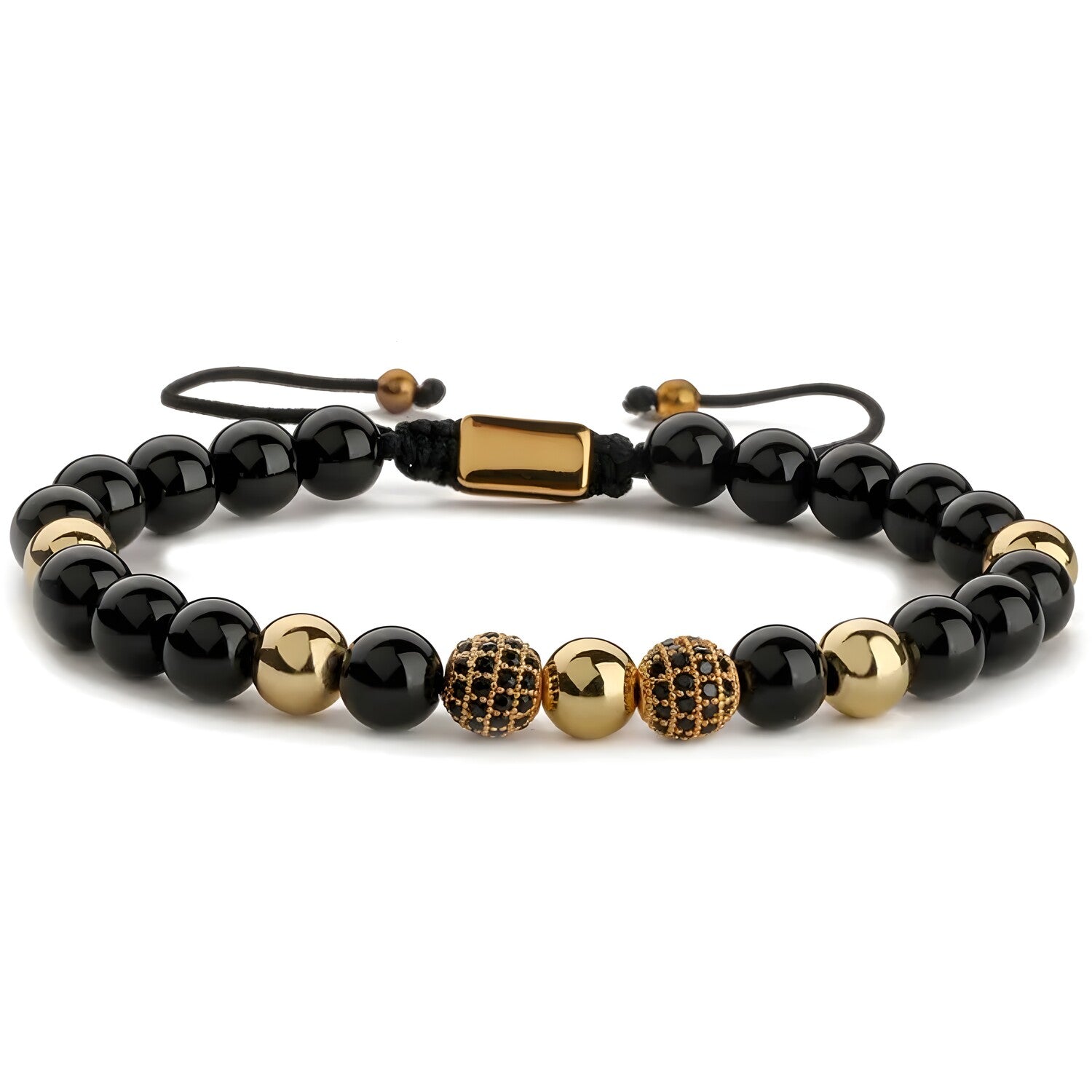 Narukvica ER-34438 - Crna / Zlatna 2 KP34438