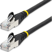 StarTech.com NLBK-1M-CAT6A-PATCH kabel za umrežavanje Crno S/FTP (S-STP)