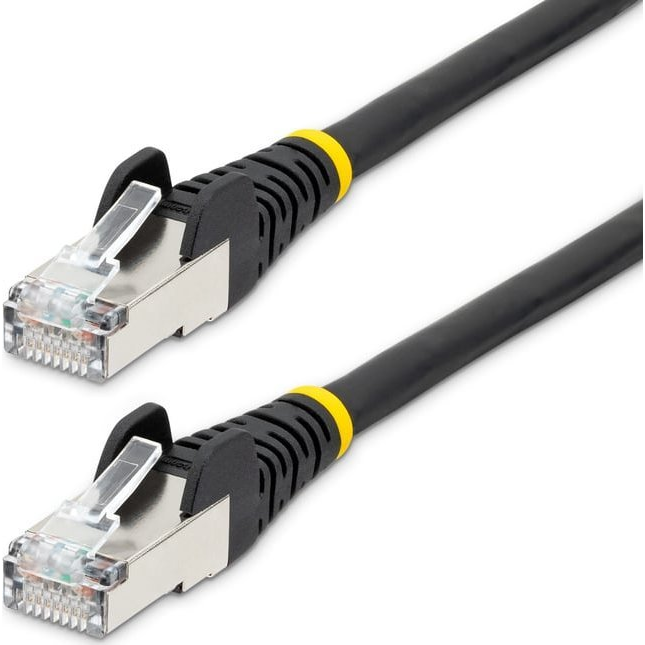 StarTech.com NLBK-1M-CAT6A-PATCH kabel za umrežavanje Crno S/FTP (S-STP)