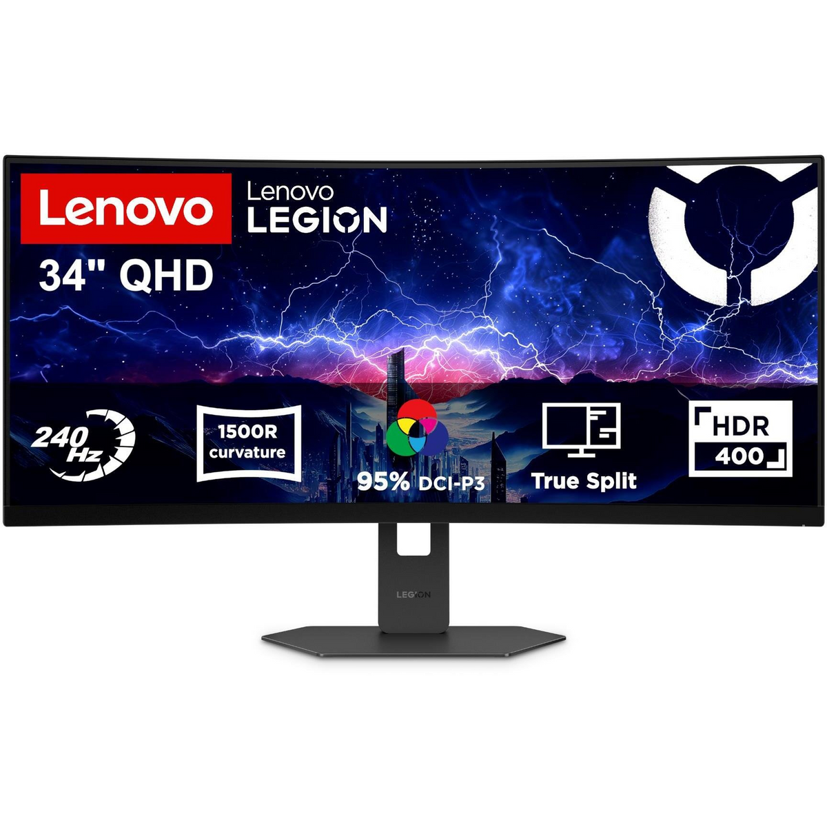 Lenovo Legion 34W-2c računalni monitor 86,4 cm (34") 3440 x 1440 pikseli Wide Quad HD LED Crno