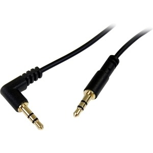 StarTech.com MU1MMSRA audio kabel 0,3 m 3.5mm Crno