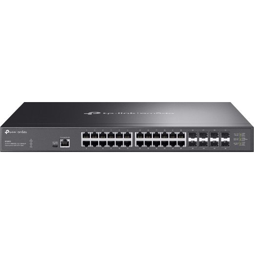 TP-Link Omada SX3832 mrežni prekidač Upravljano L2/L2+ 10G Ethernet (100/1000/10000) 1U Crno