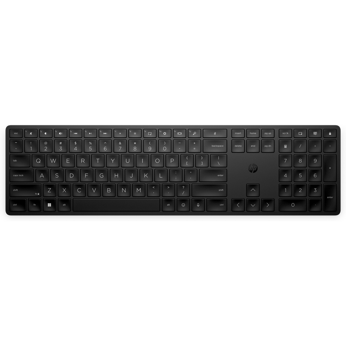HP 450 BLK Programmable Wireless Keyboard tipkovnica RF Bežično + USB Crno