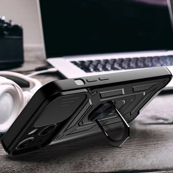 SLIDE CAMERA ARMOR TORBICA ZA IPHONE X/XS CRNA