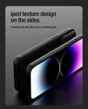 NILLKIN CAMSHIELD PRO PC+TPU TORBICA ZA IPHONE 15 PRO tamno ljubičasta
