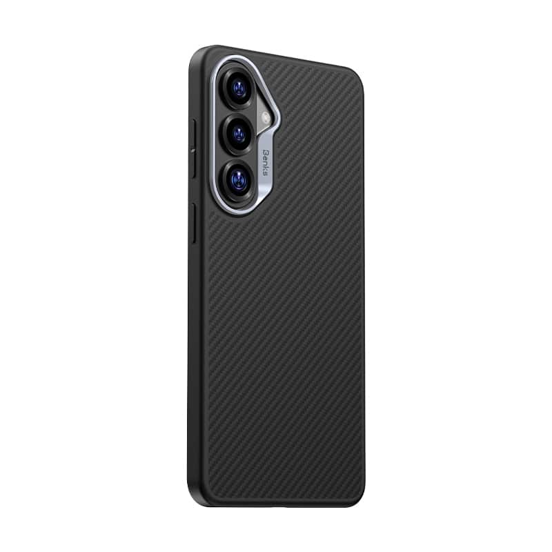 Benks Magnetic Armor Pro Kevlar maska sa metalnim okvirom za Samsung Galaxy S26 - crna