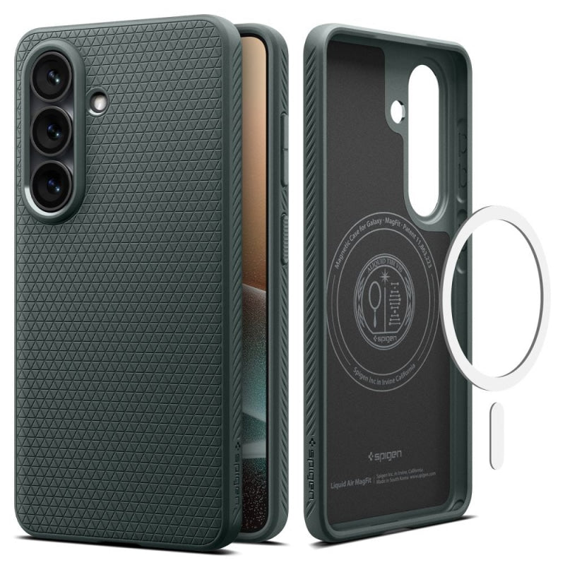 Spigen Liquid Air maska s MagSafe-om za Samsung Galaxy S26 Plus – Abyss Green ACS10706