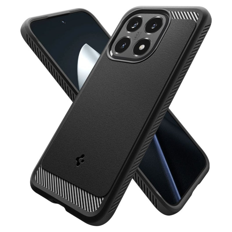 Spigen Rugged Armor maska za Xiaomi 15T mat crna ACS10459