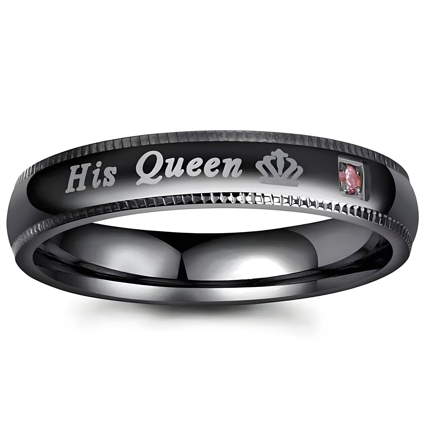 Prsten His Queen - Crna / 67mm KP32138