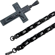 Muška ogrlica RE-38739 - Crna / 60cm KP38739
