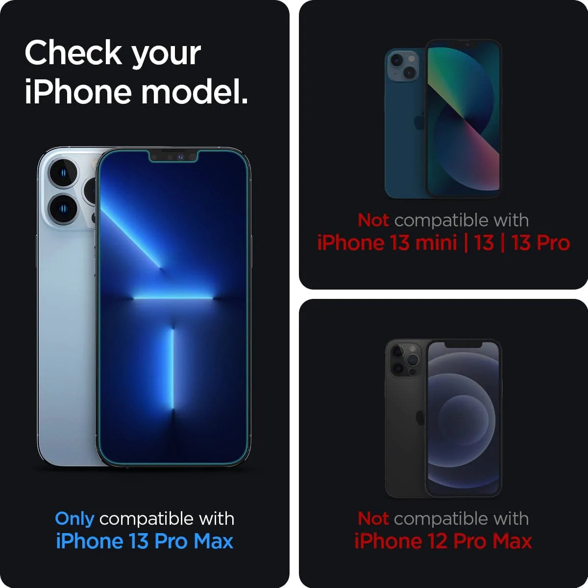 Spigen - Glas.TR EZ-FIT (2 kom) - iPhone 13 Pro Max / 14 Plus - Privatnost